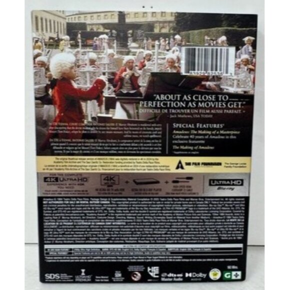 Amadeus (4K UHD Blu-ray) Musical Brand New and Sealed!!! - Picture 2 of 2